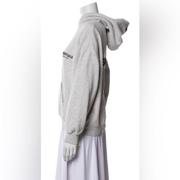 ESSENTIALS FEAR OG GOD LIGHT OATMEAL PULLOVER HOODIE SMALL - Picture 7 of 13